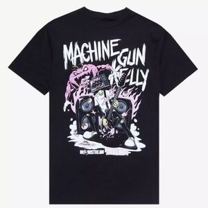 Machine Gun Kelly Mainstream Sellout TV Head Black Graphic T-Shirt XL Cc-2875